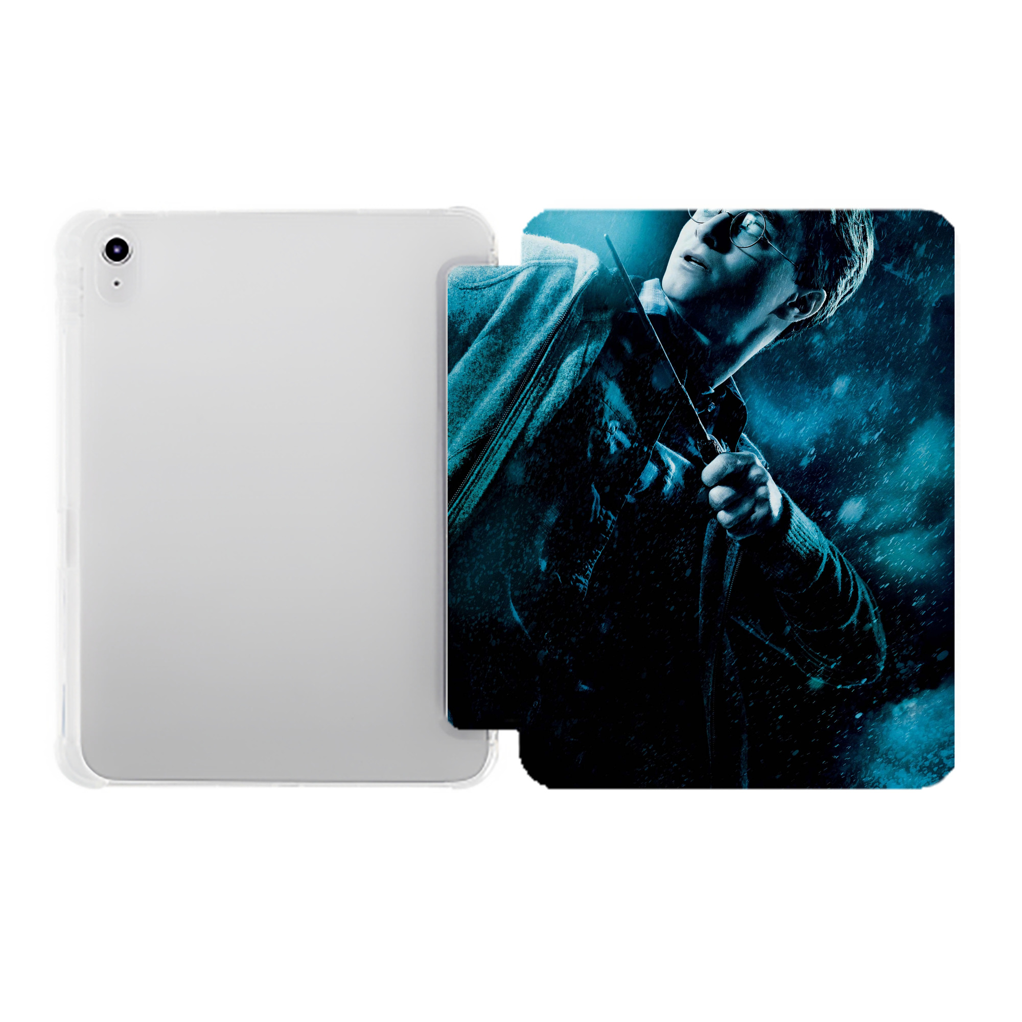 （画像用） Harry Potter ハリー・ポッターシリーズ IPad ケース ペン収納付き 三つ折りスタンド PUレザー×シリコン 対応機種9.5/10.5/10.9インチ